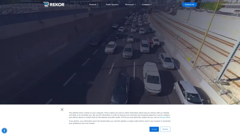 Homepage of Rekor