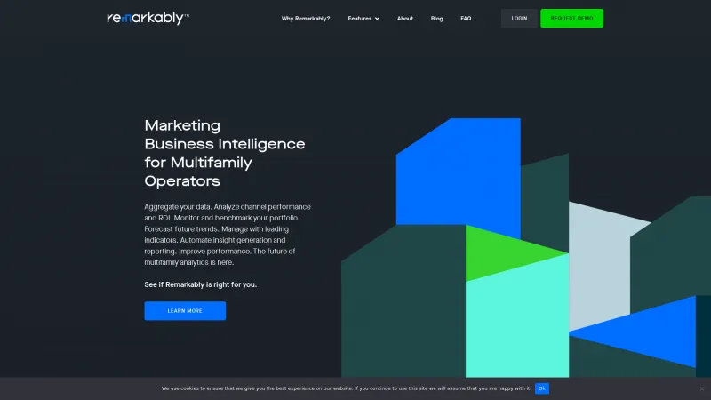 Homepage of Remarkably