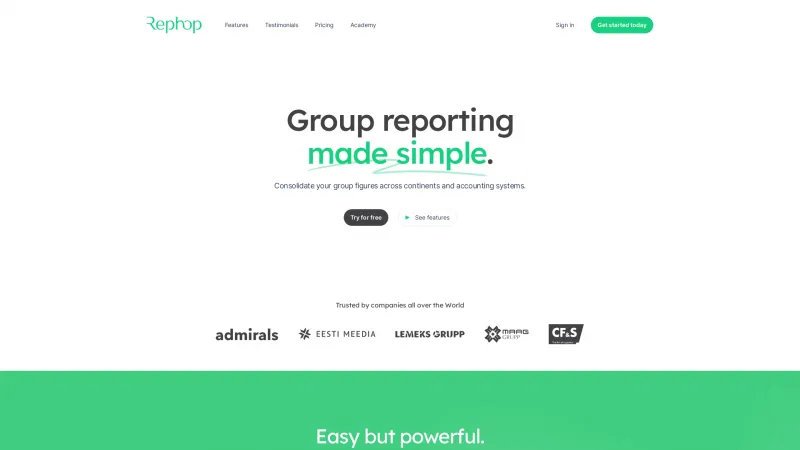 Homepage of Rephop