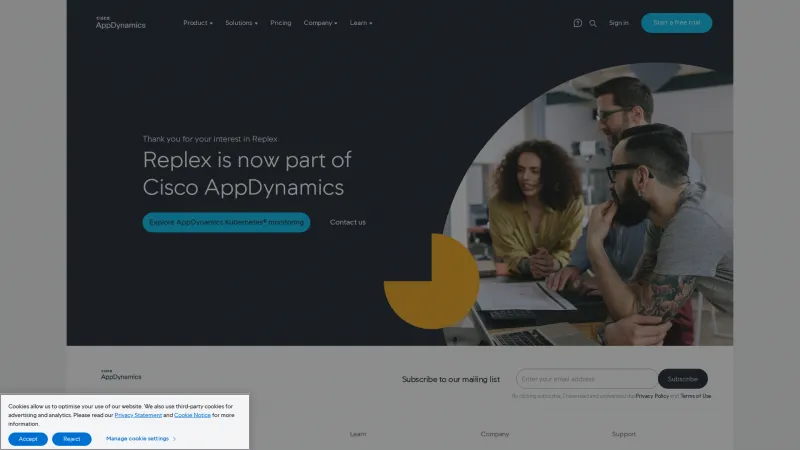 Homepage of Replex