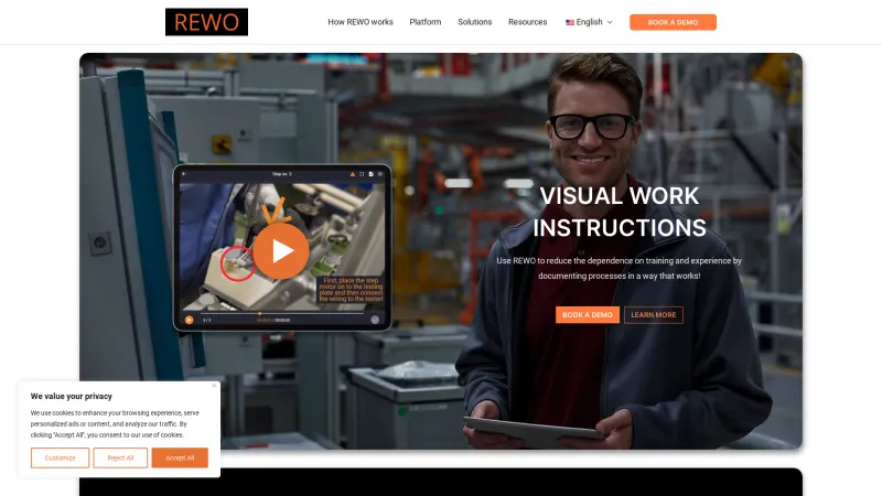 Homepage of REWO