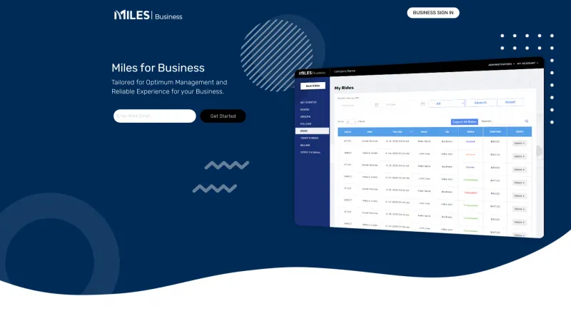 Homepage of Miles