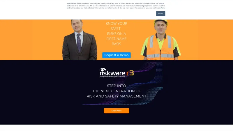 Homepage of RiskWare