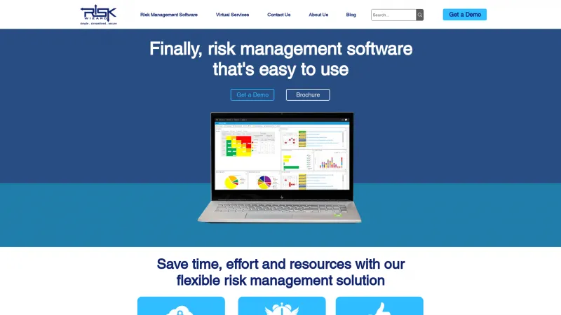 Homepage of Risk Wizard