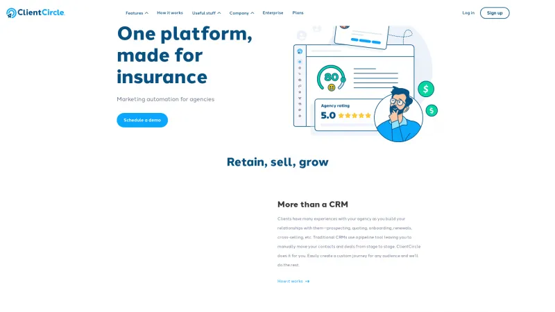 Homepage of Rocket Referrals