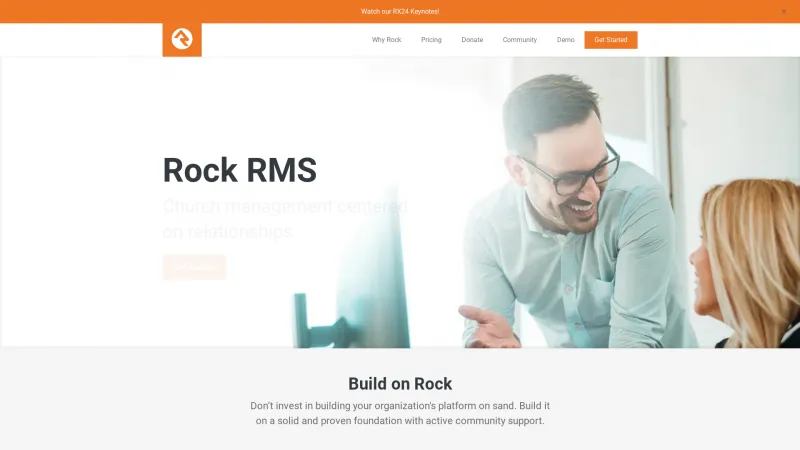 Homepage of Rock RMS