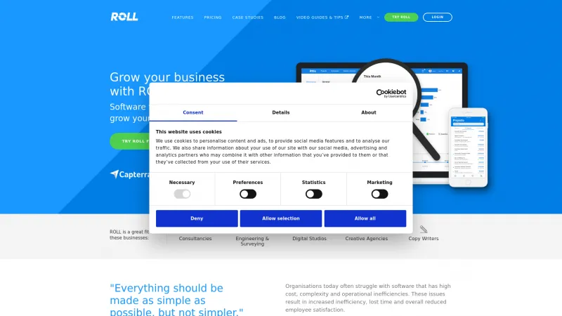 Homepage of ROLL