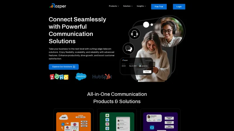 Homepage of Rozper