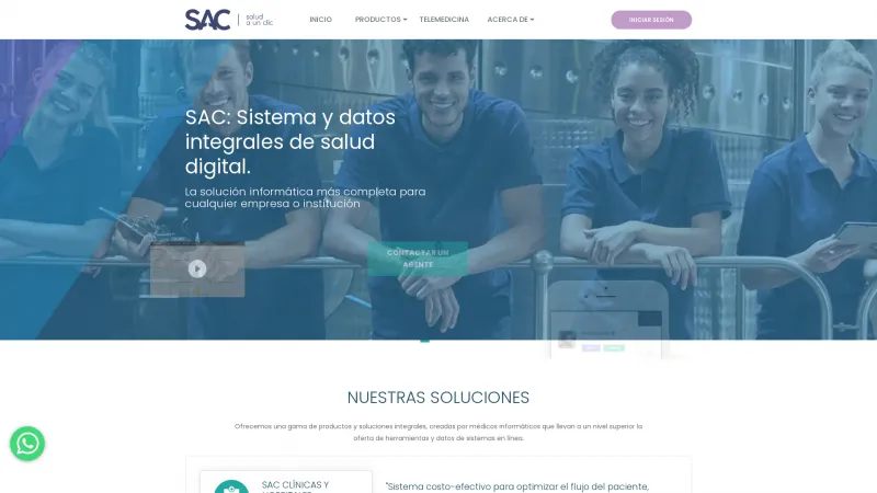 Homepage of SAC