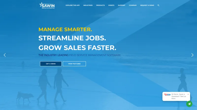 Homepage of SAWIN