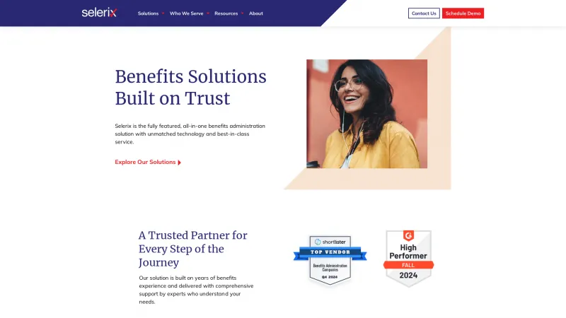 Homepage of BenSelect