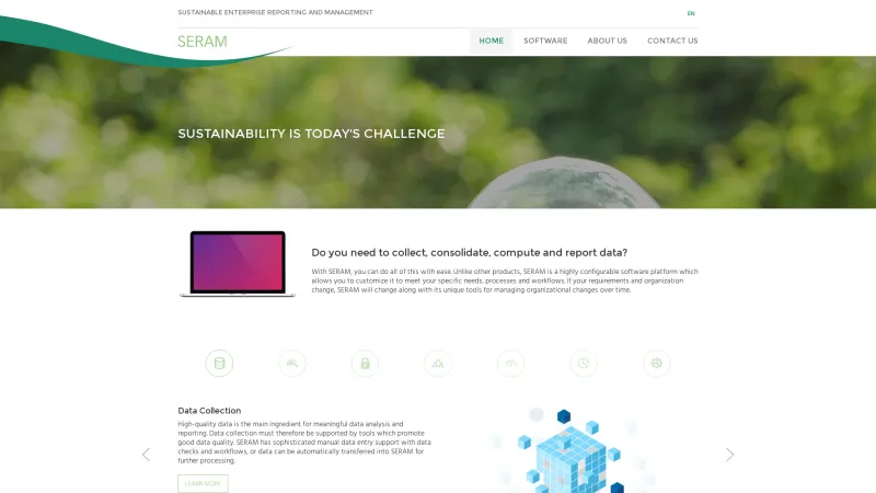 Homepage of SERAM