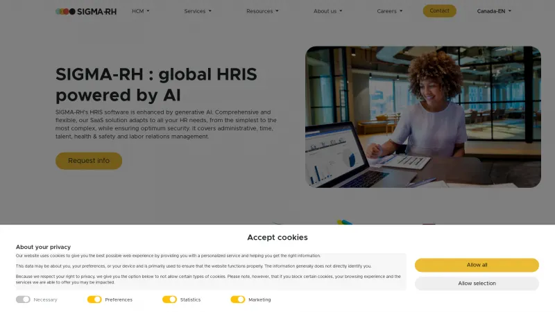 Homepage of SIGMA-HR