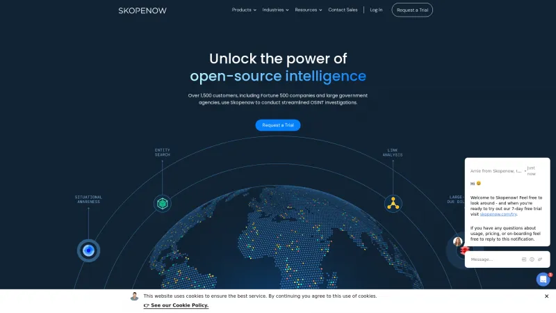 Homepage of Skopenow