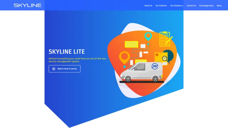 Homepage of Skyline Lite