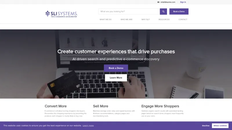 Homepage of SLI Systems