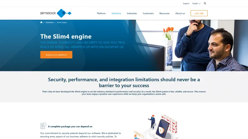 Homepage of SLIM4