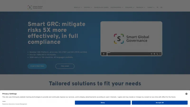 Homepage of Smart Global Governance