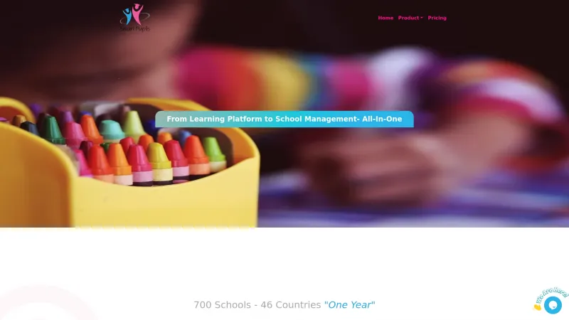 Homepage of Smart Pupils