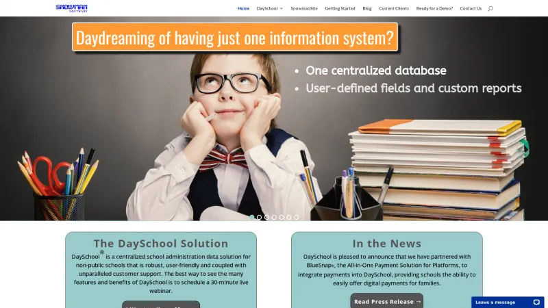 Homepage of DaySchool