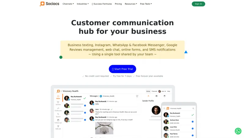 Homepage of Sociocs