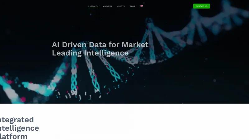 Homepage of Sonar Analytics