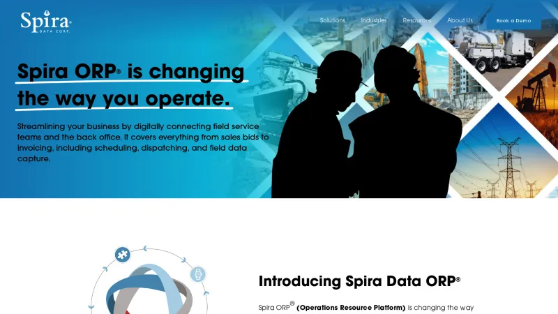 Homepage of Spira