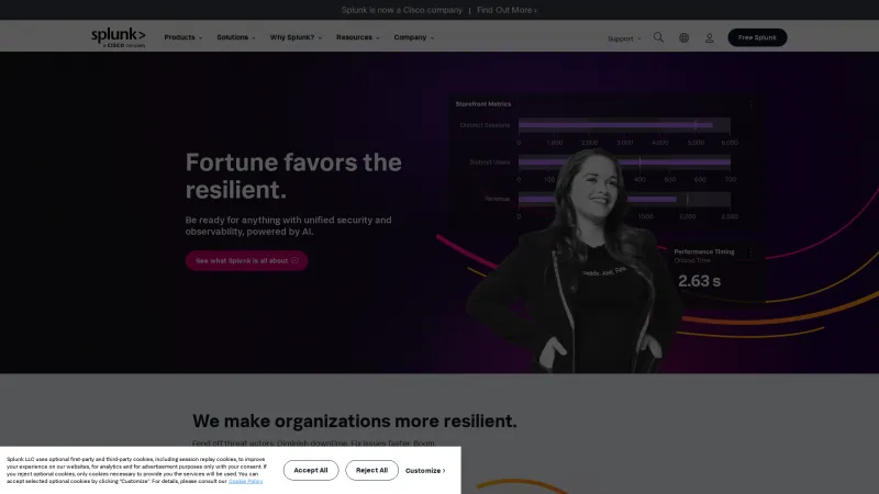 Homepage of Splunk Enterprise