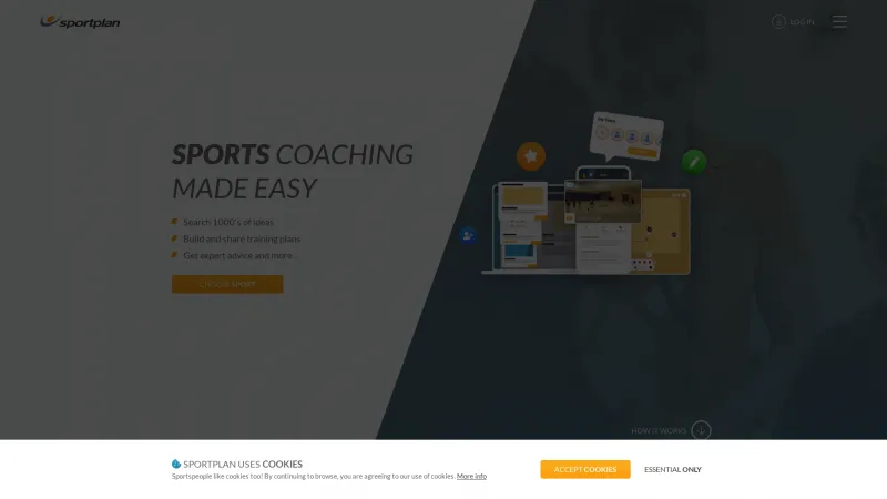 Homepage of Sportplan