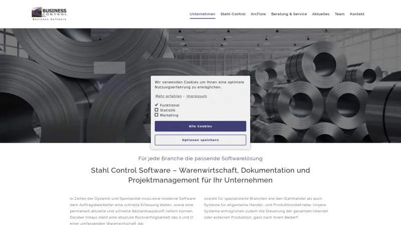 Homepage of Stahl-Control