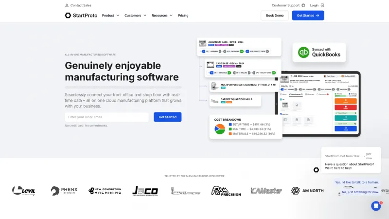 Homepage of StartProto