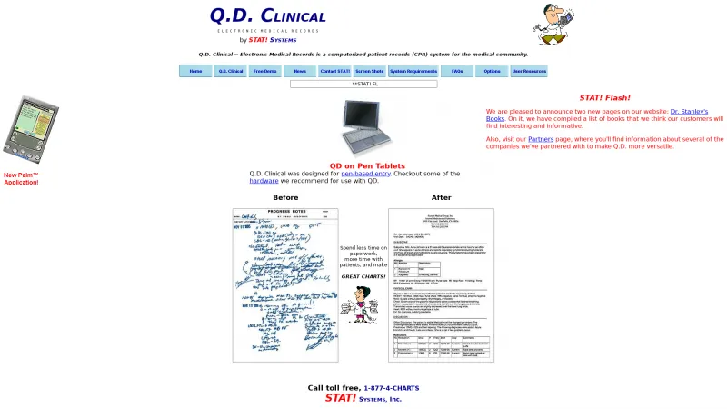 Homepage of Q.D. Clinical