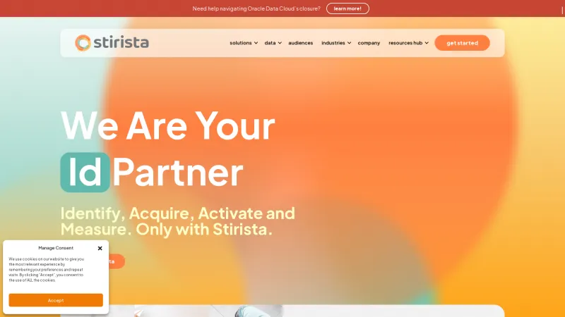 Homepage of Stirista