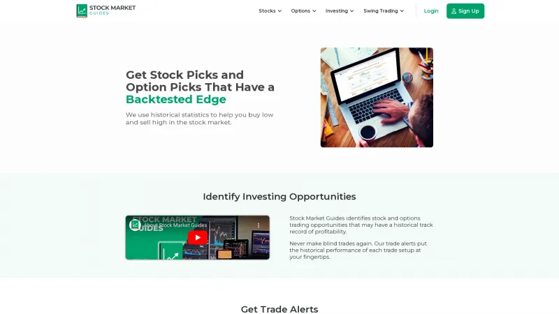 Homepage of Stock Market Guides