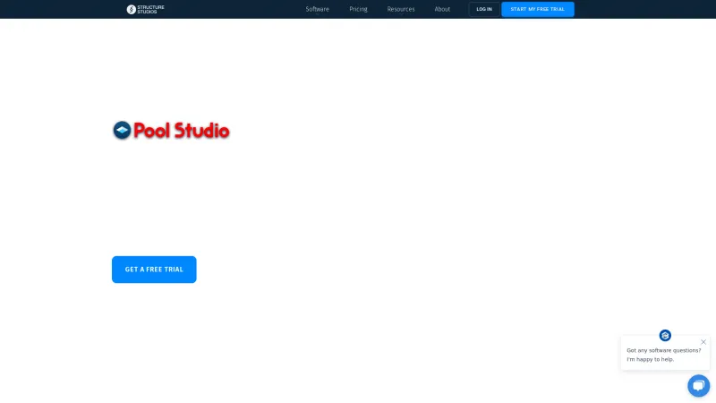 Homepage of Pool Studio