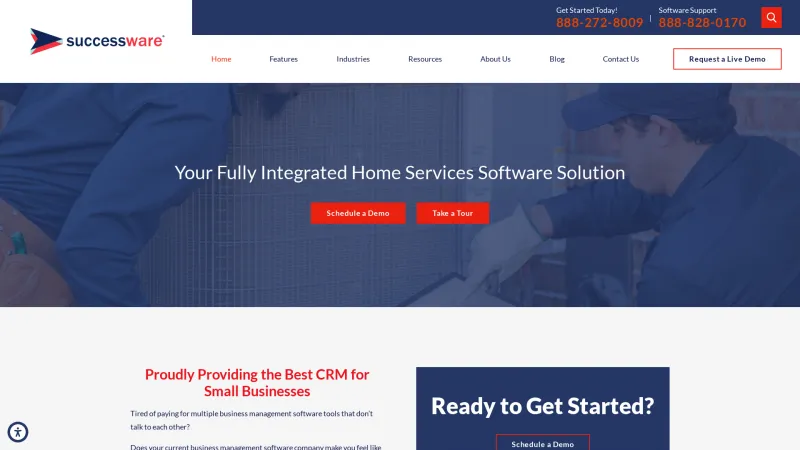 Homepage of Successware