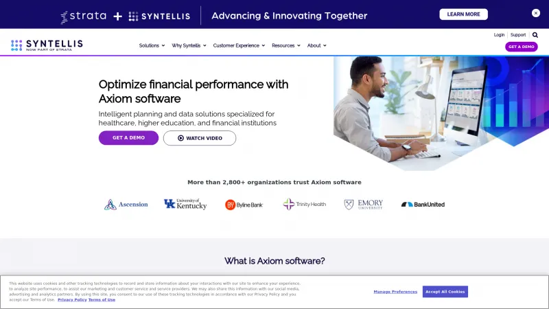 Homepage of Axiom Software