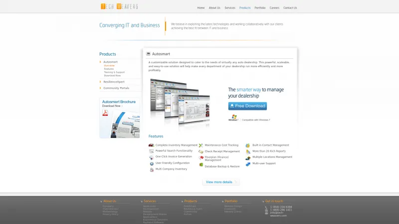 Homepage of Autosmart