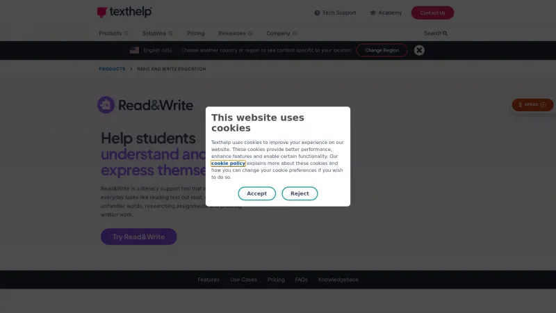 Homepage of Read&Write