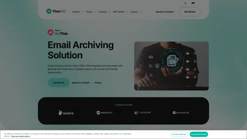 Homepage of ArcTitan