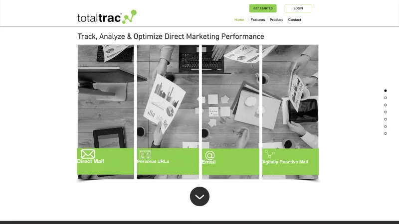 Homepage of Totaltrac