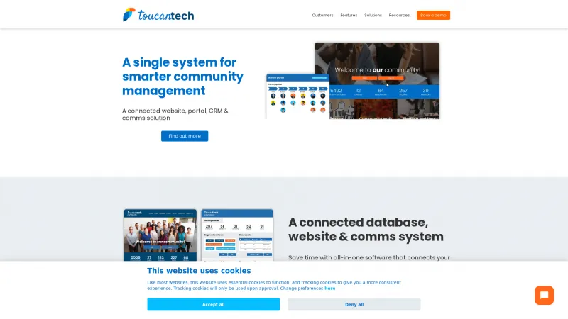 Homepage of ToucanTech