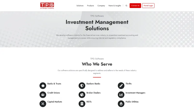 Homepage of Portfolio Genius