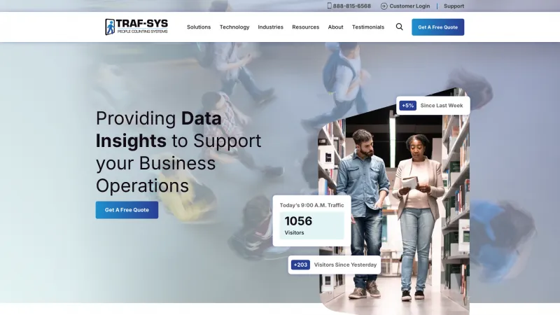 Homepage of Traf-Sys