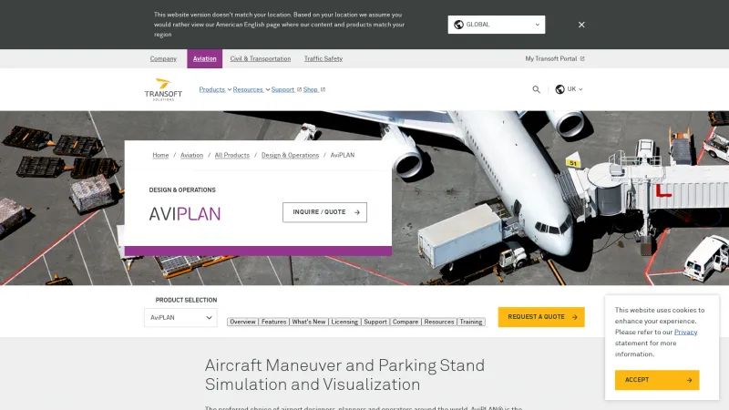 Homepage of AviPLAN