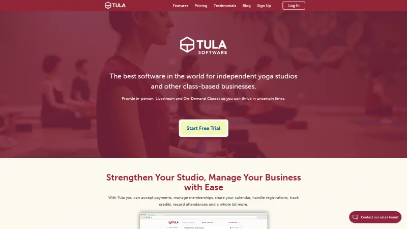 Homepage of Tula