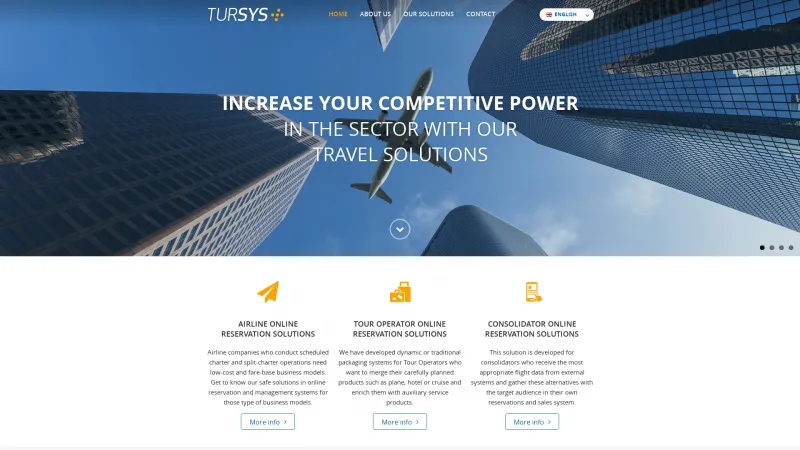 Homepage of Tursys Plus