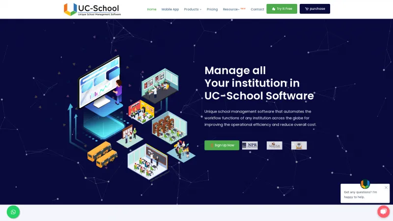 Homepage of UC-School