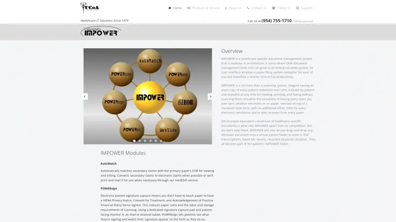 Homepage of IMPOWER