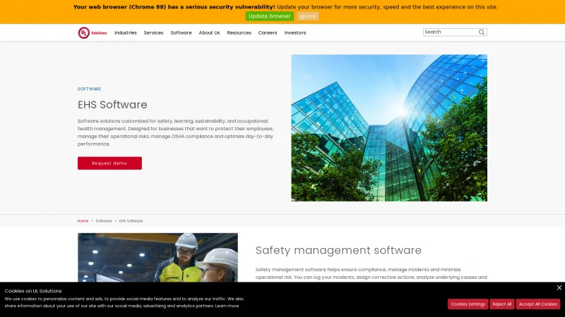 Homepage of UL PURE Platform